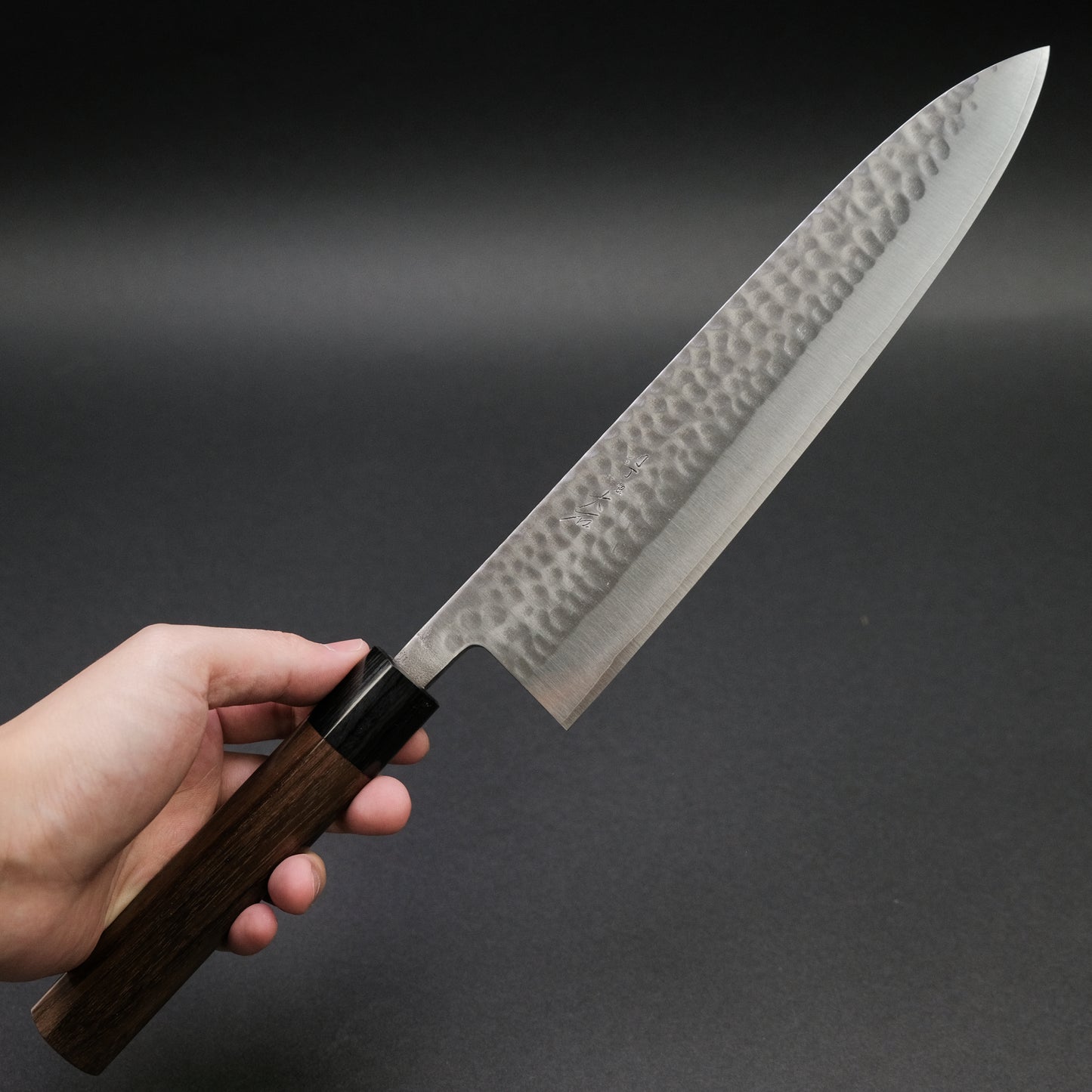 Ohishi SLD Tsuchime Gyuto 240mm Rosewood Handle