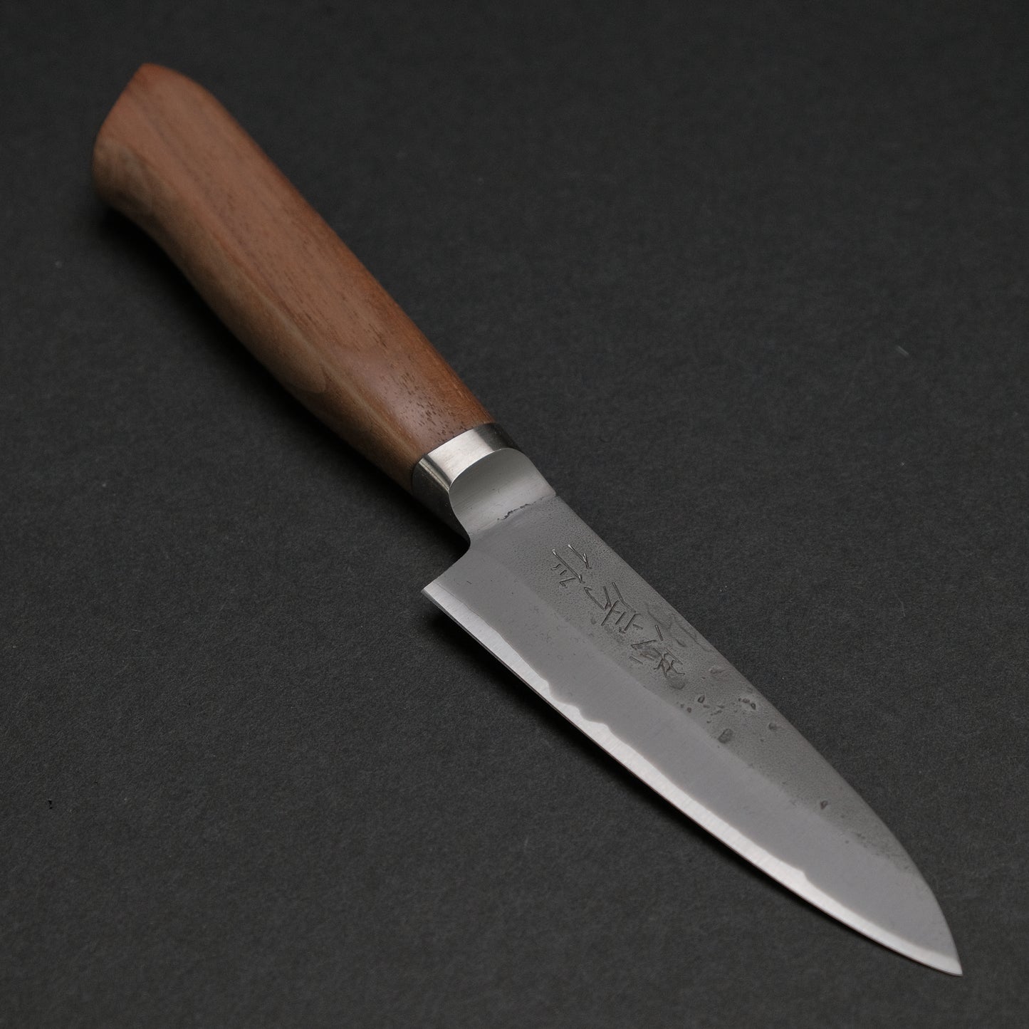 Tadafusa Blue #2 Stainless Clad Paring 90mm Walnut Handle