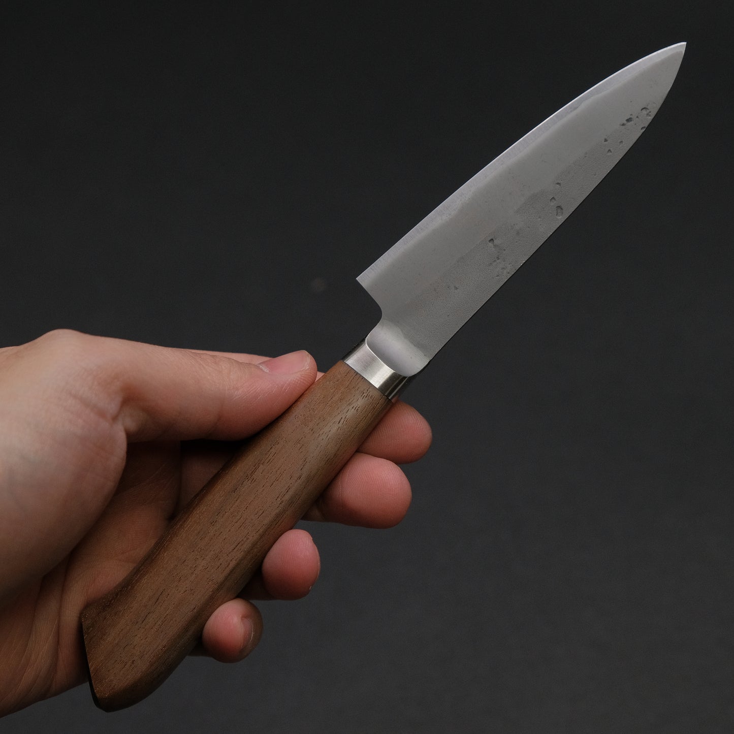 Tadafusa Blue #2 Stainless Clad Paring 90mm Walnut Handle