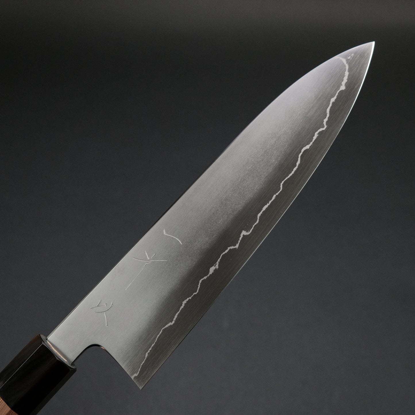 Hitohira Kikuchiyo Izo Silver #3 Gyuto 210mm Yakusugi Cedar Handle