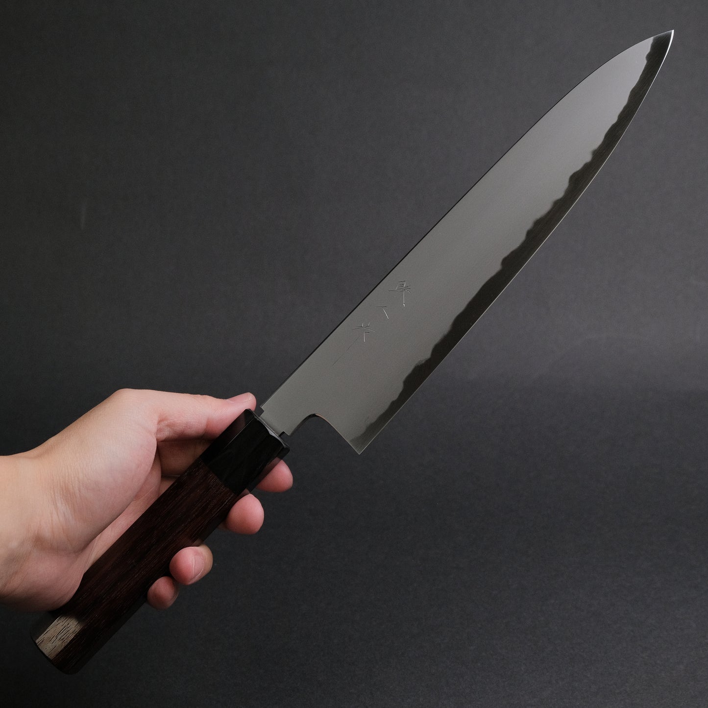 Tetsujin Blue #2 Kasumi Gyuto 240mm Taihei Rosewood Handle