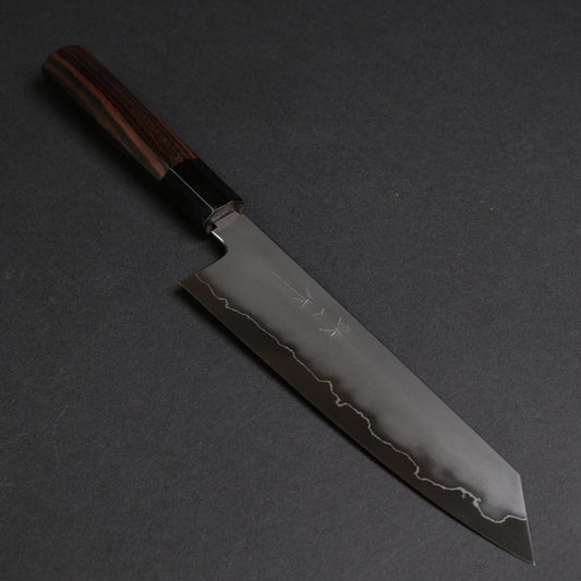 Tetsujin Silver #3 Kasumi Kiritsuke Gyuto 210mm Taihei Makassar Ebony Handle