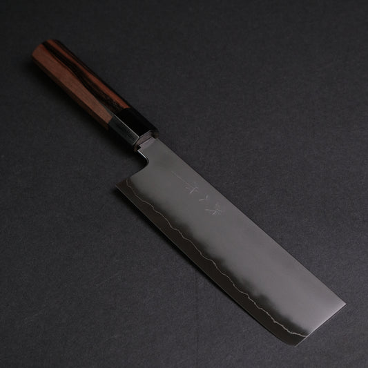 Tetsujin Silver #3 Kasumi Nakiri 180mm Taihei Makassar Ebony Handle