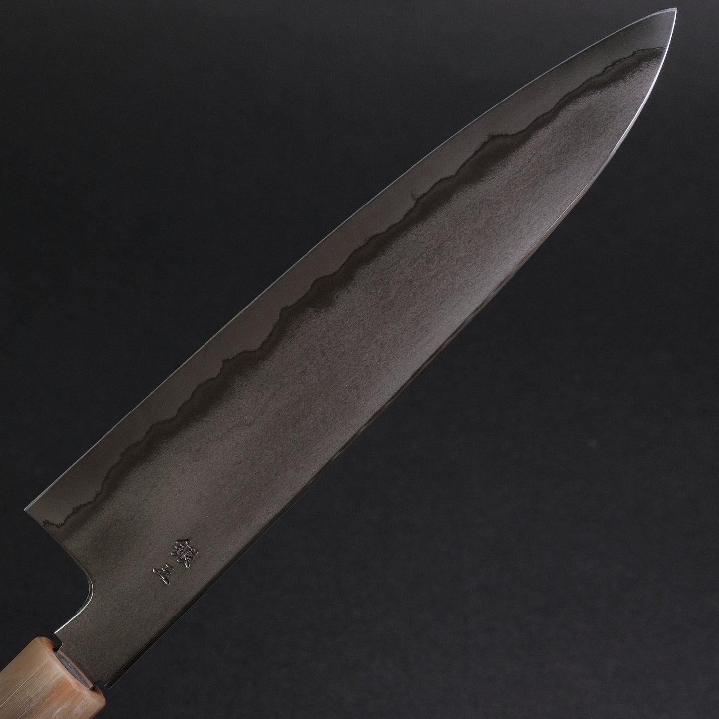Tetsujin Silver #3 Metal Flow Gyuto 210mm Taihei Makassar Ebony Handle