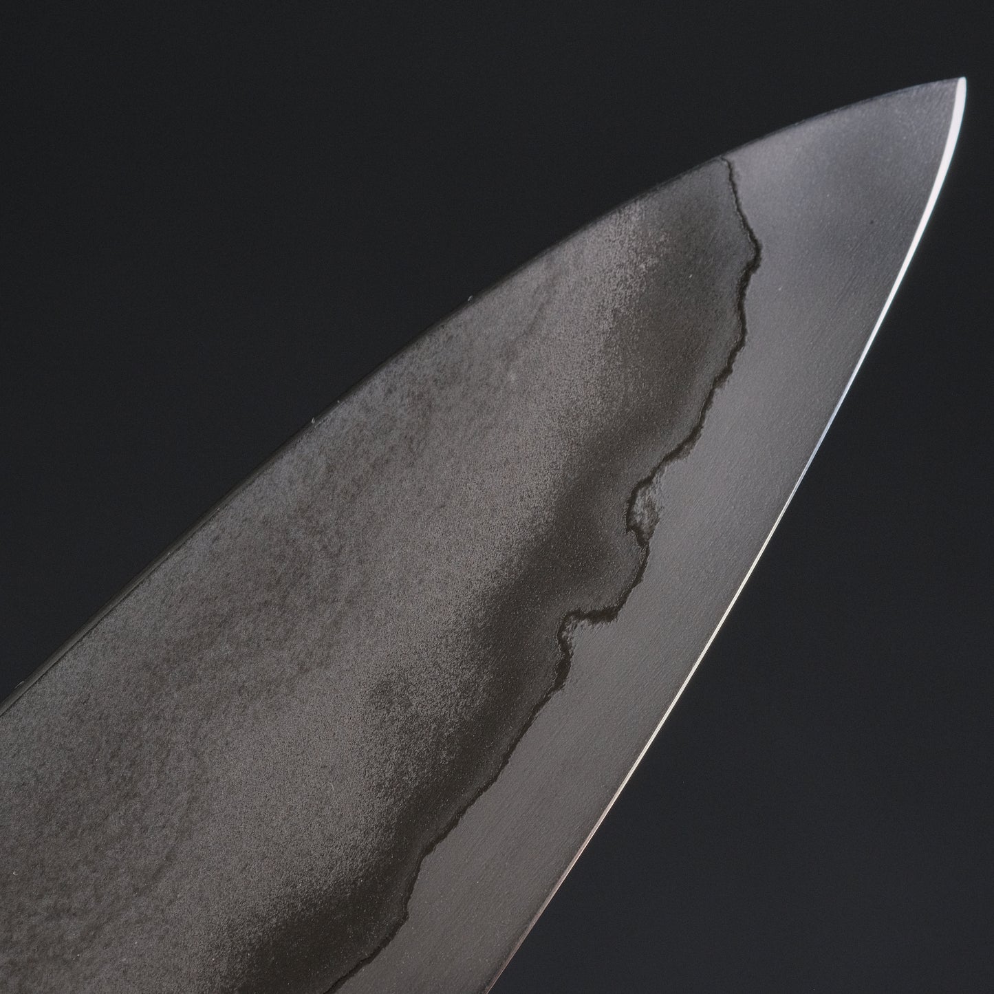 Tetsujin Silver #3 Metal Flow Gyuto 210mm Taihei Makassar Ebony Handle