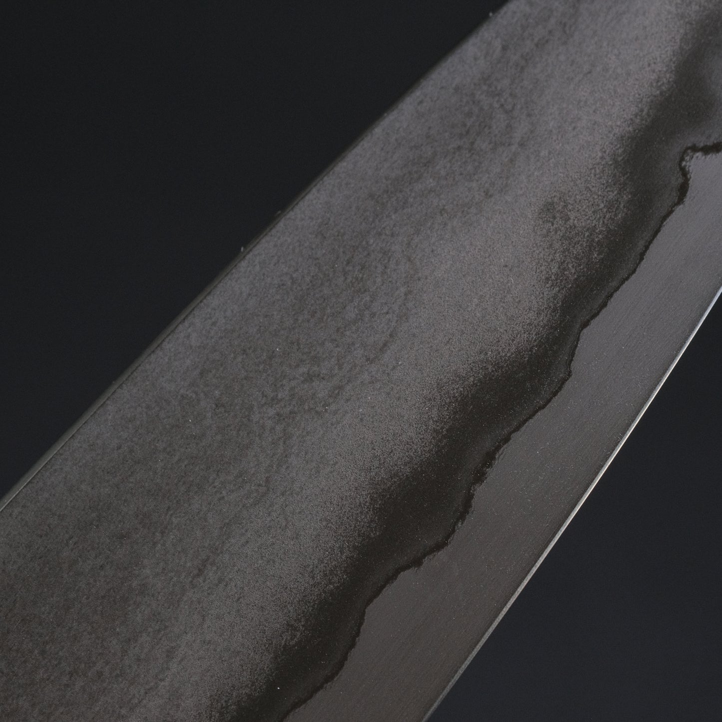 Tetsujin Silver #3 Metal Flow Gyuto 210mm Taihei Makassar Ebony Handle
