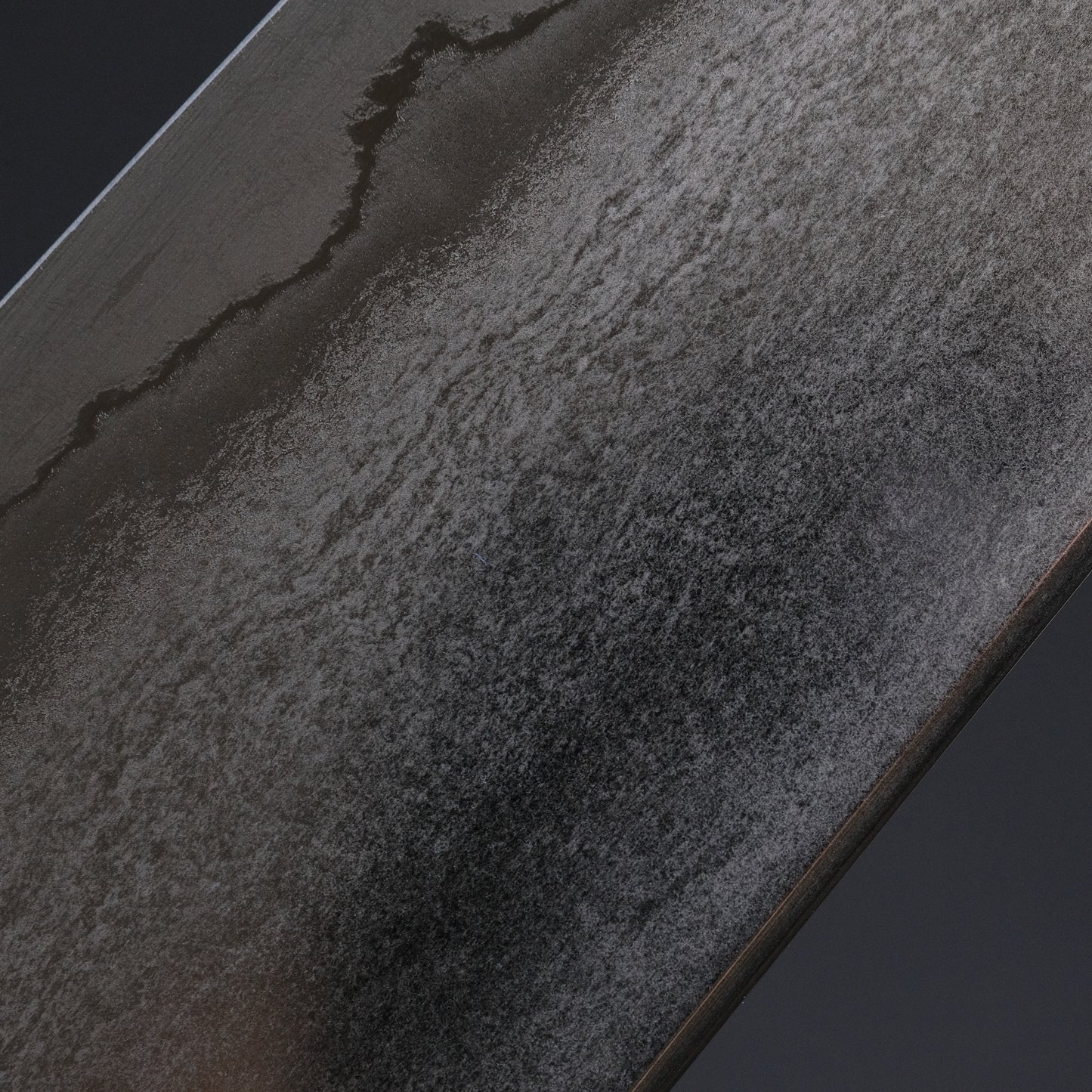 Tetsujin Silver #3 Metal Flow Kiritsuke Gyuto 240mm Taihei Makassar Ebony Handle