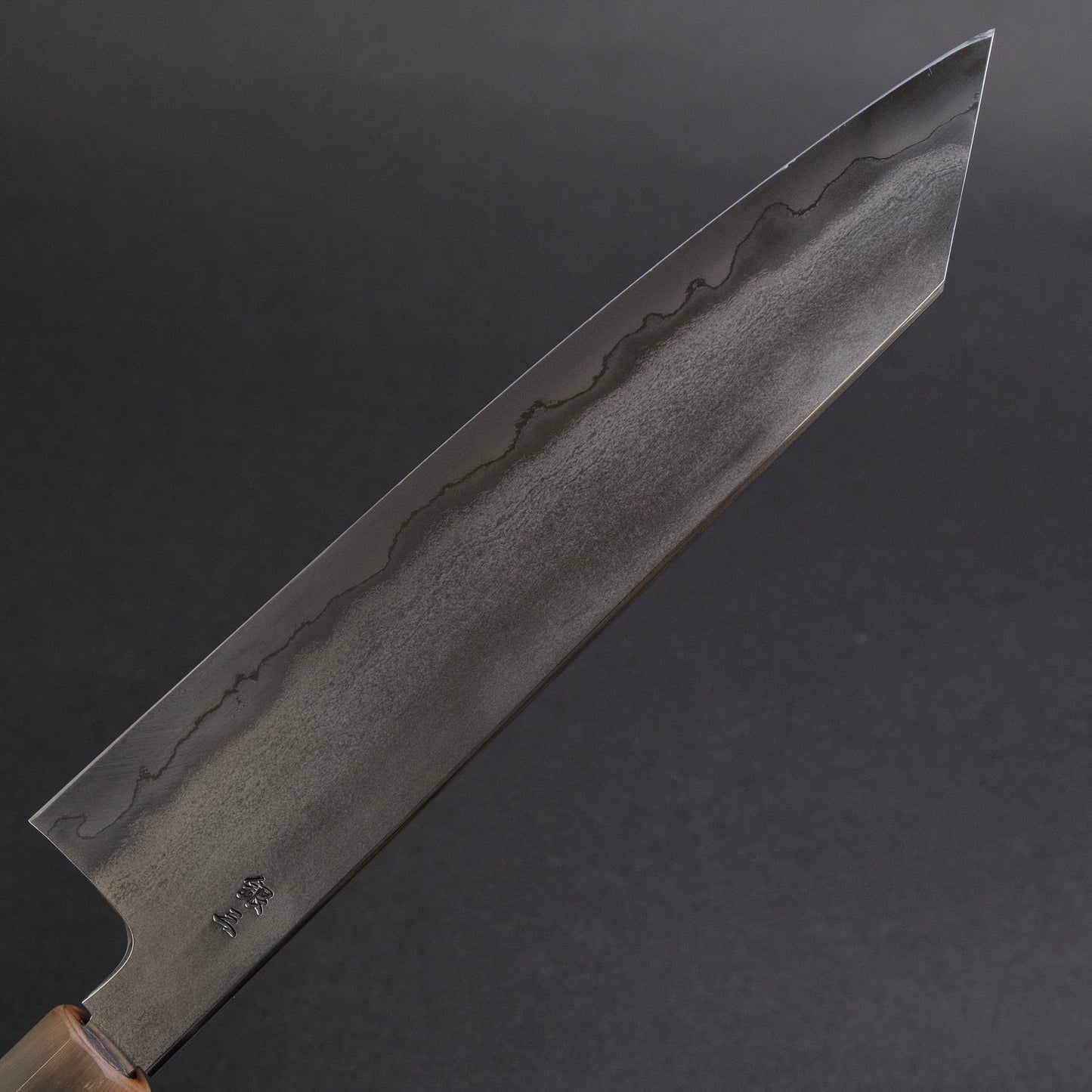 Tetsujin Silver #3 Metal Flow Kiritsuke Gyuto 240mm Taihei Makassar Ebony Handle