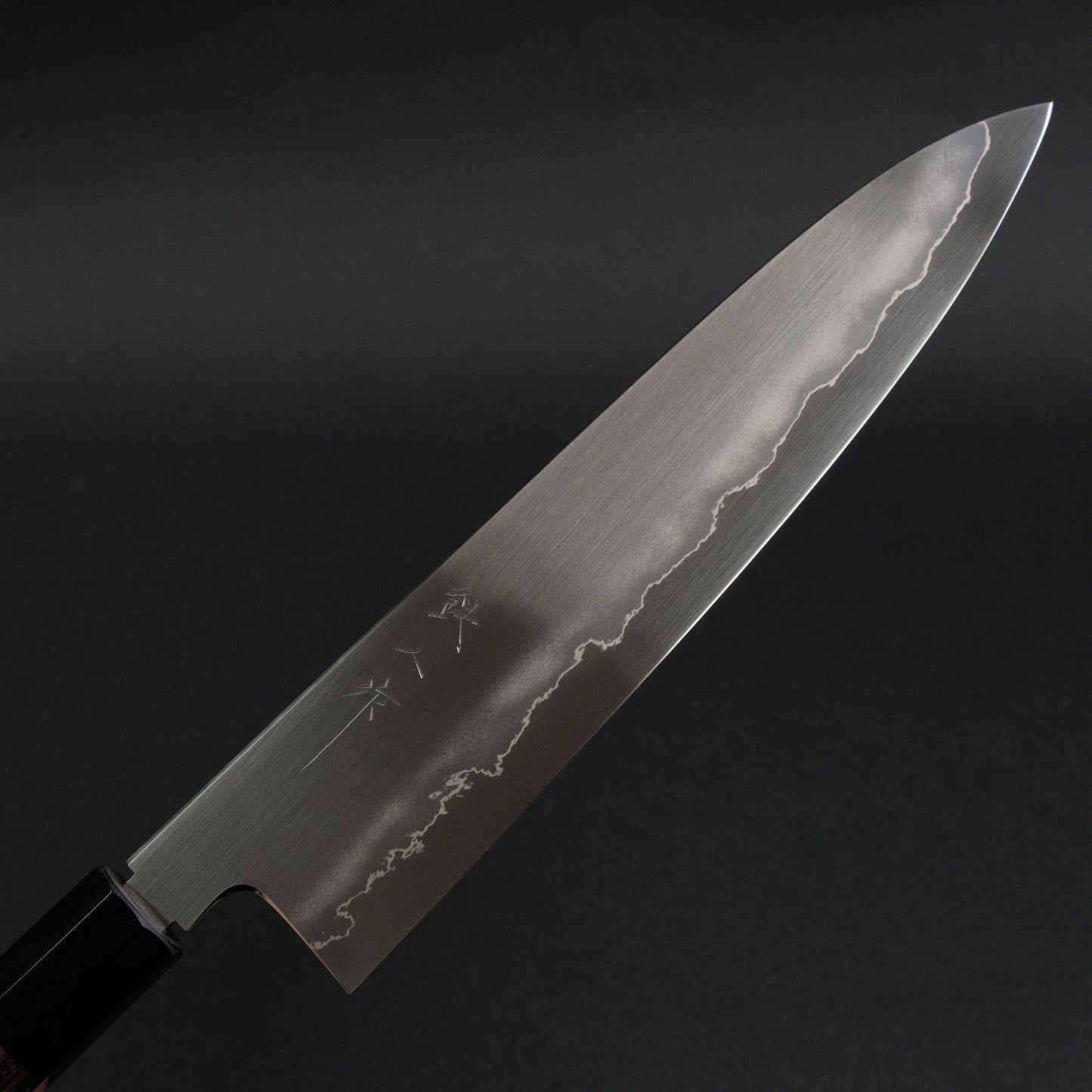Tetsujin Silver #3 Ukiba Gyuto 240mm Taihei Makassar Ebony Handle