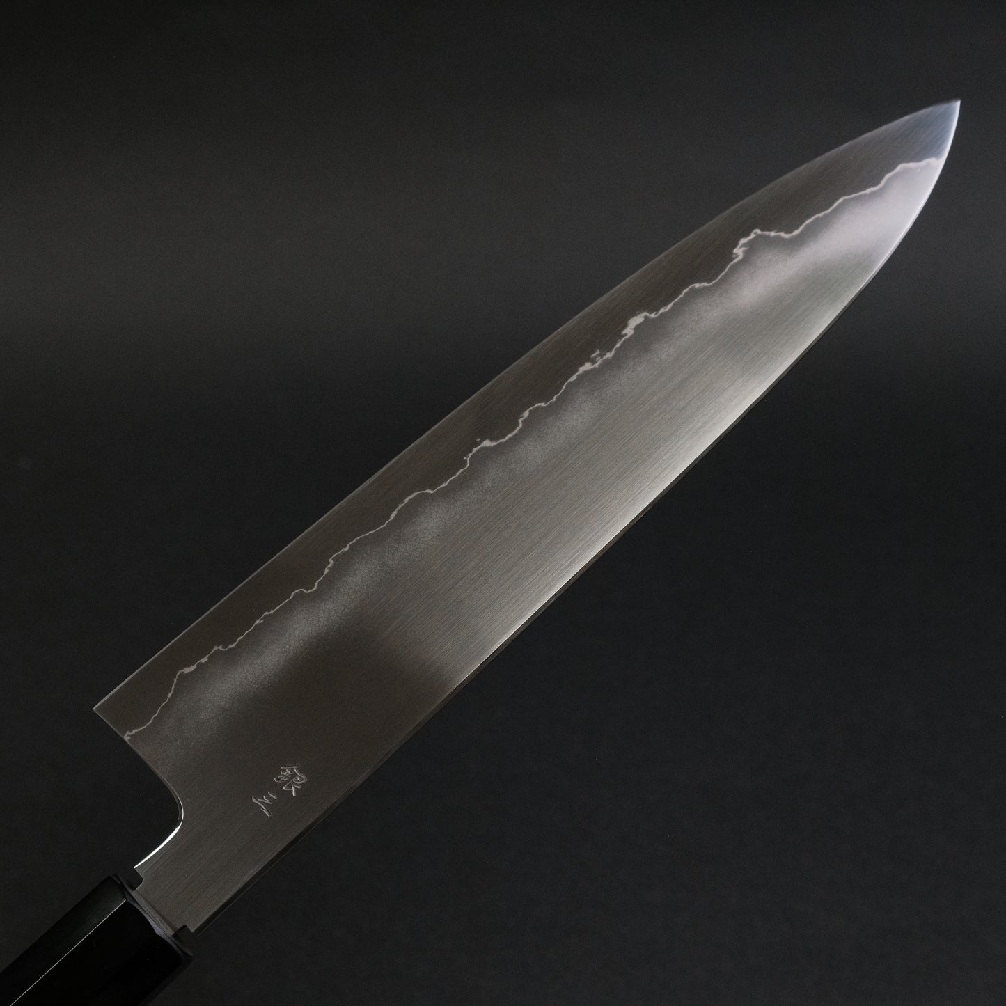 Tetsujin Silver #3 Ukiba Gyuto 240mm Taihei Makassar Ebony Handle