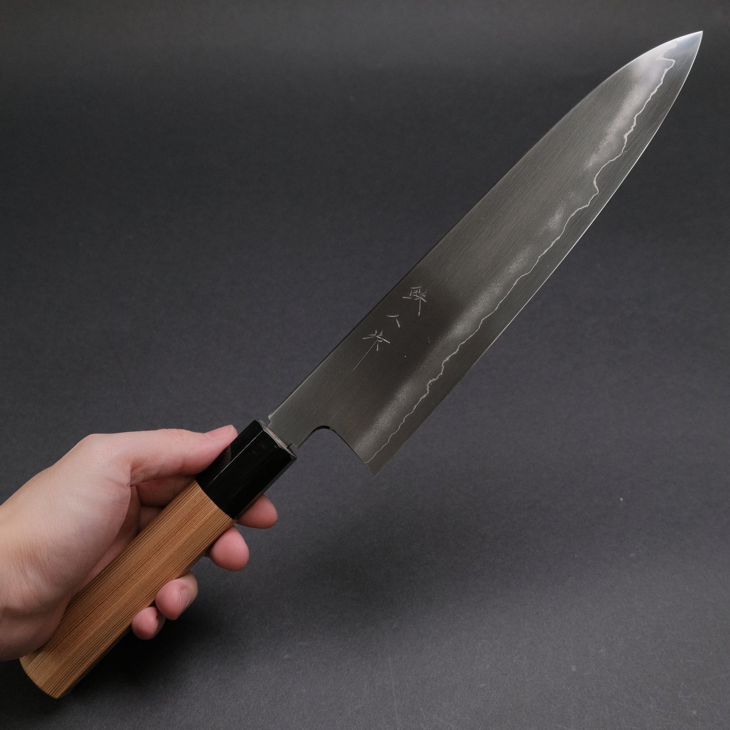 Tetsujin Silver #3 Ukiba Gyuto 240mm Yakusugi Cedar Handle