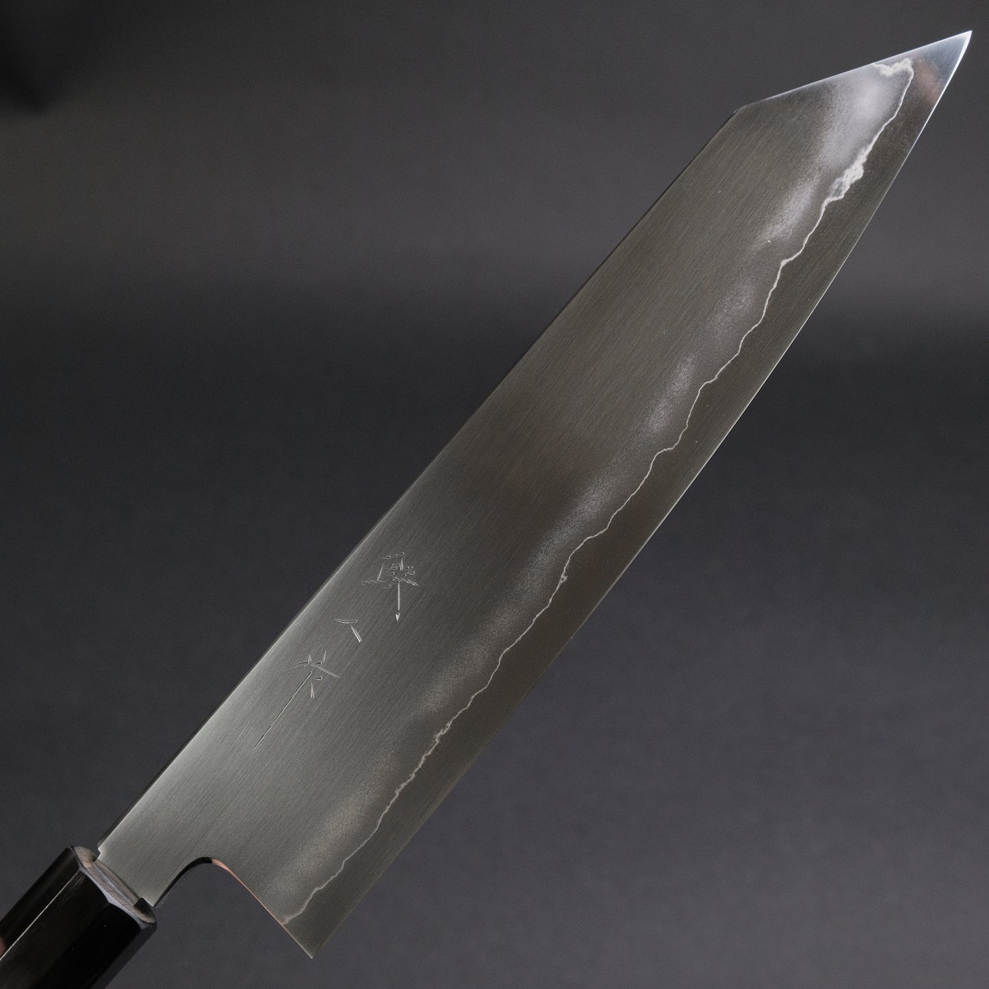 Tetsujin Silver #3 Ukiba Kiritsuke Gyuto 240mm Taihei Makassar Ebony Handle