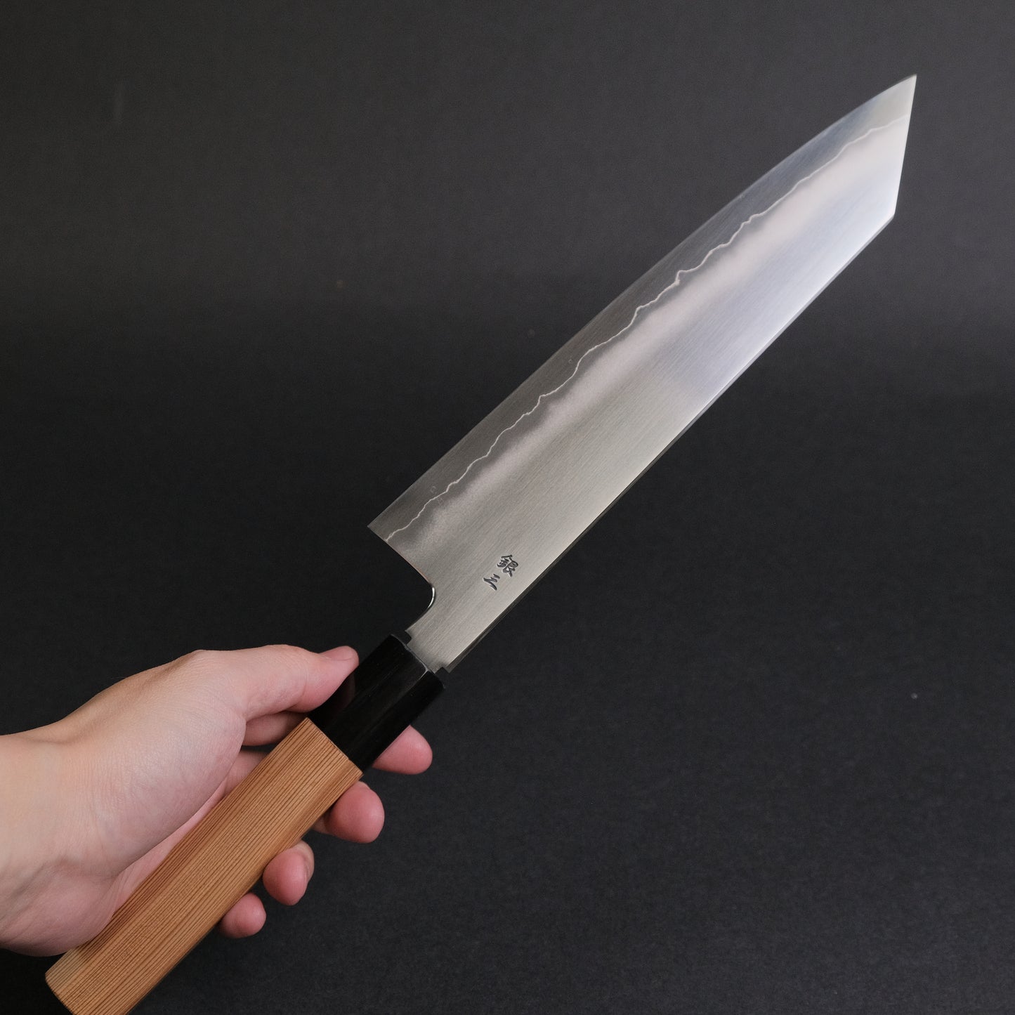 Tetsujin Silver #3 Ukiba Kiritsuke Gyuto 240mm Yakusugi Cedar Handle
