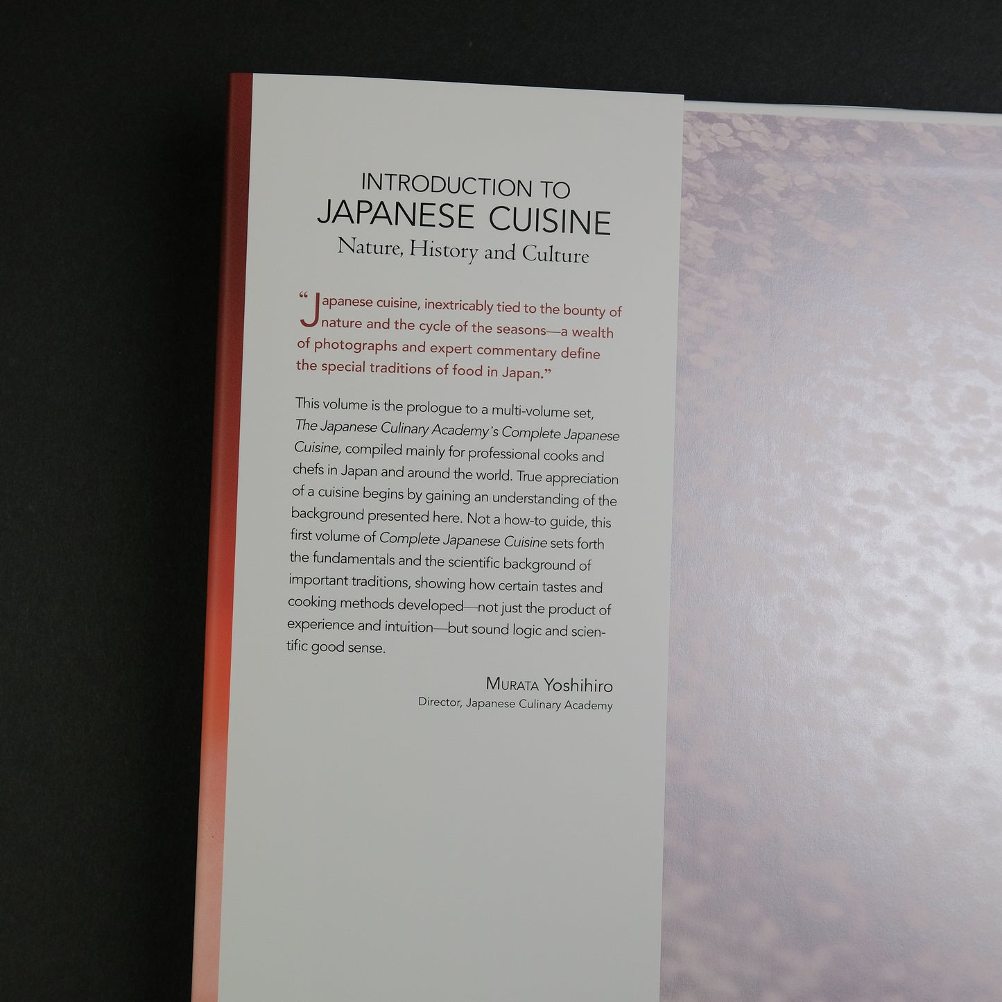 The Japanese Culinary Academy INTRODUCTION TO JAPANESE CUISINE: Nature, History and Culture (English)