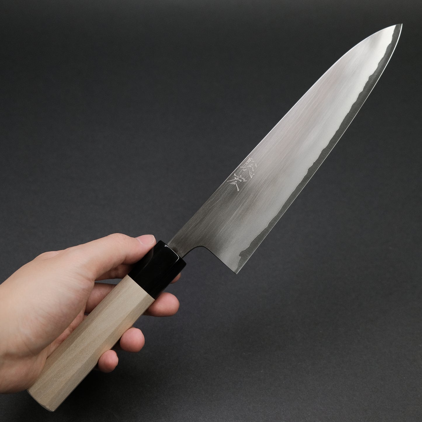 Toshihiro Wakui White #2 Gyuto 210mm Magnolia Handle