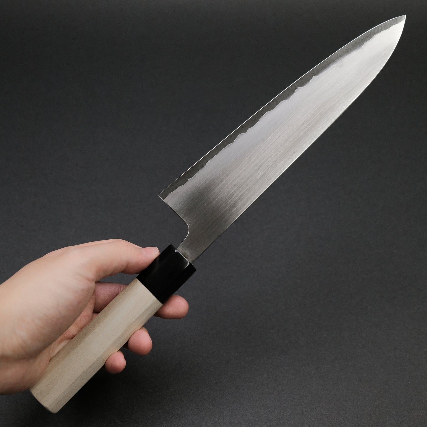 Toshihiro Wakui White #2 Gyuto 210mm Magnolia Handle