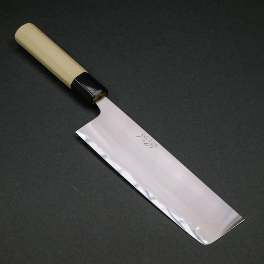 Toshihiro Wakui White #2 Nakiri 165mm Magnolia Handle
