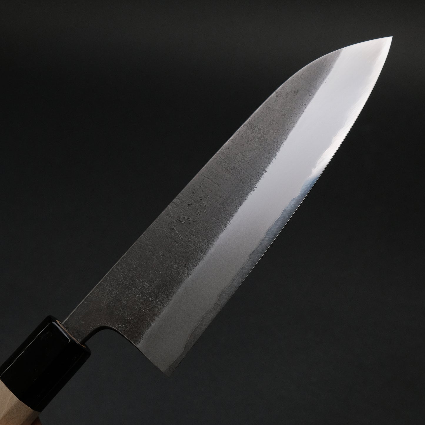 Toshihiro Wakui White #2 Nashiji Santoku 165mm Magnolia Handle