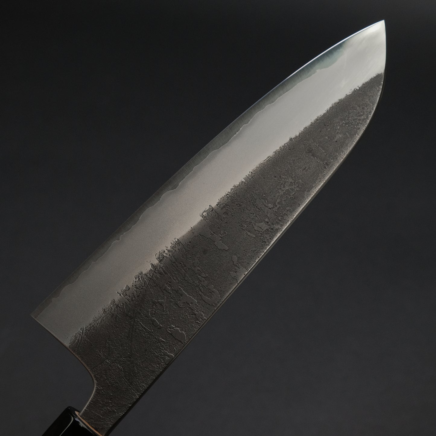 Toshihiro Wakui White #2 Nashiji Santoku 180mm Magnolia Handle