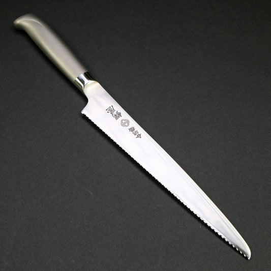 Tsubaya Bread Knife 210mm Stainless Handle