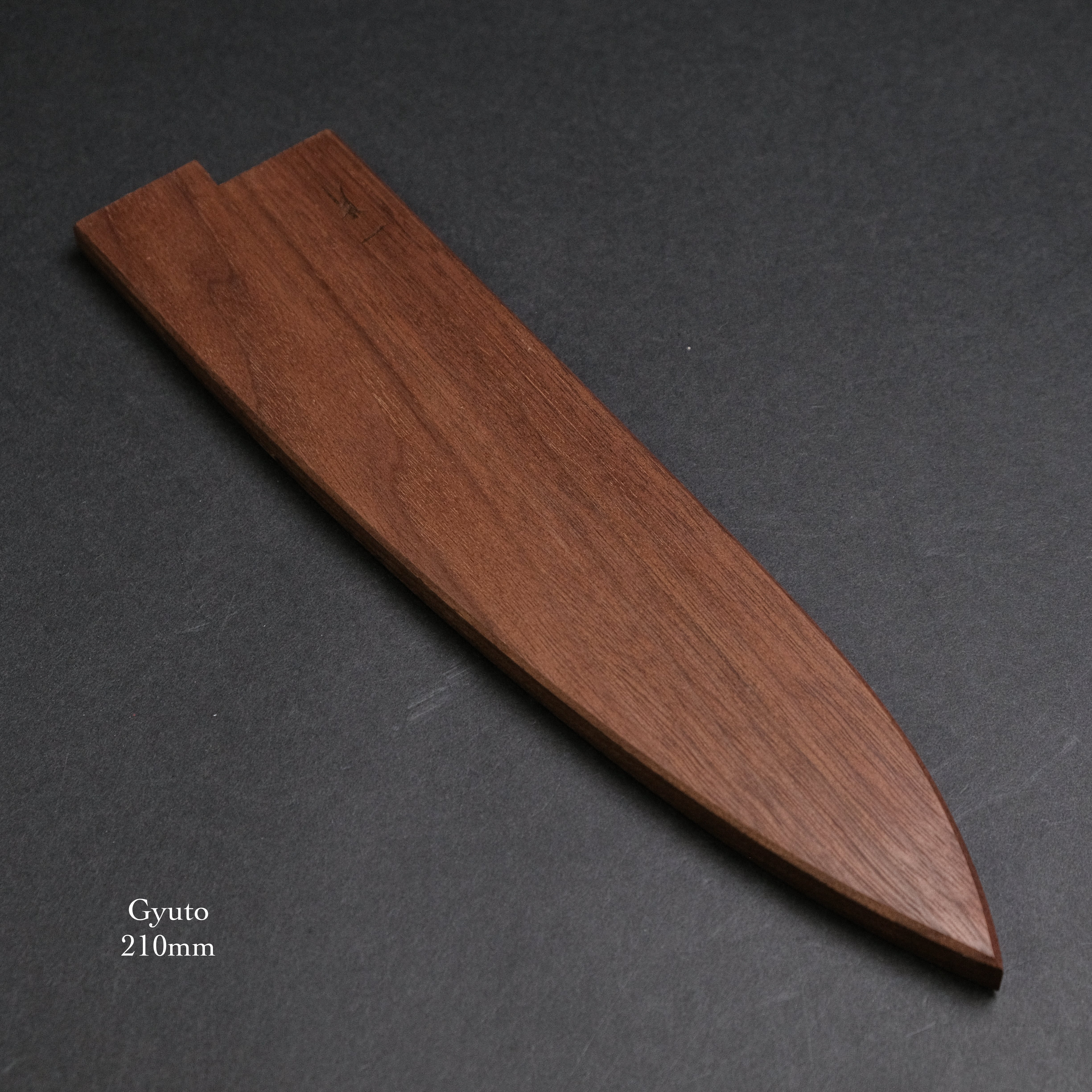 Magnolia sayaページ Saya Santoku 180mm for Pin] Ebony [with Brown Dark Sheath トップス