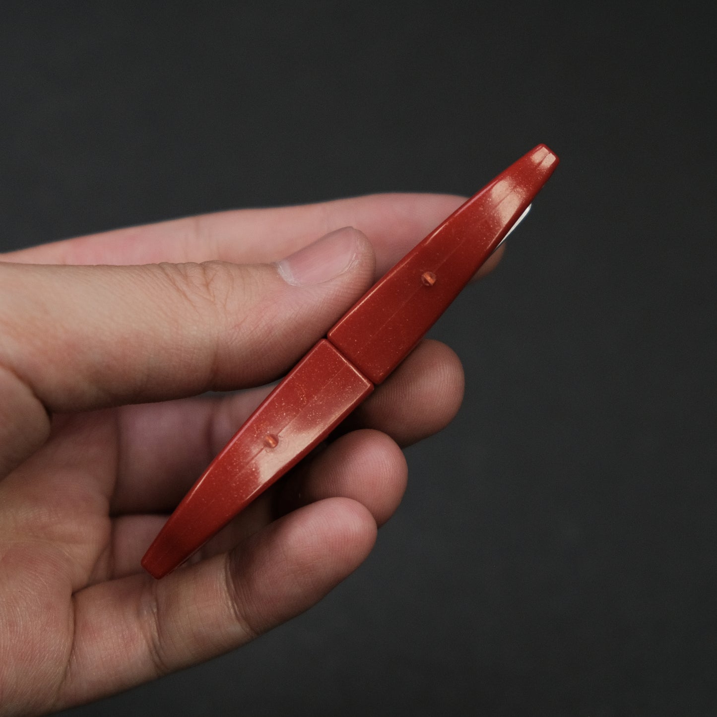 Yoshida Megane Folding Shears (Glittery Red)