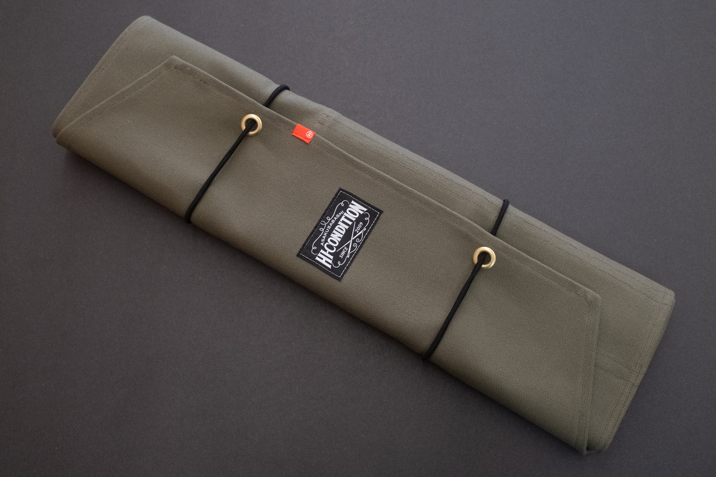 HI-CONDITION Hanpu Canvas 9 Pockets Knife Roll (Various Colors)