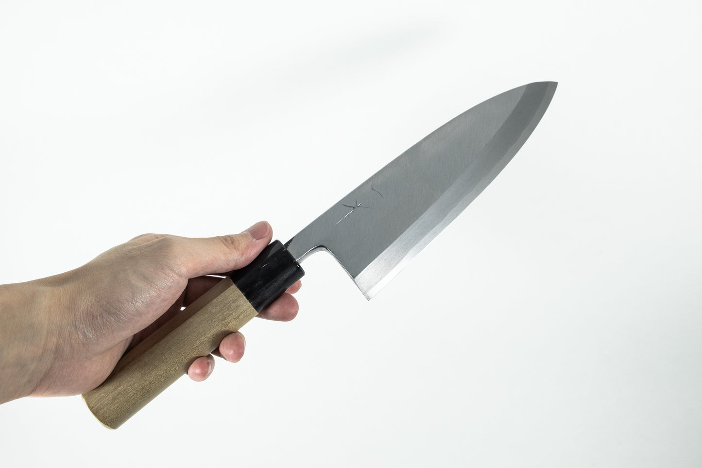 Hitohira Kikuchiyo Manzo White #3 Deba 165mm Ho Wood Handle (D-Shape)