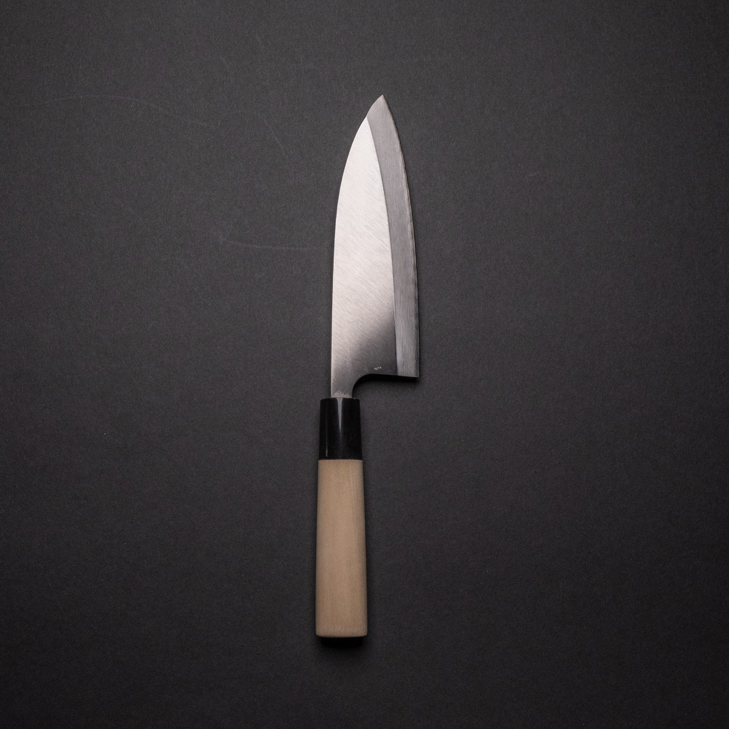 Mumei Stainless Deba 165mm Ho Wood Handle