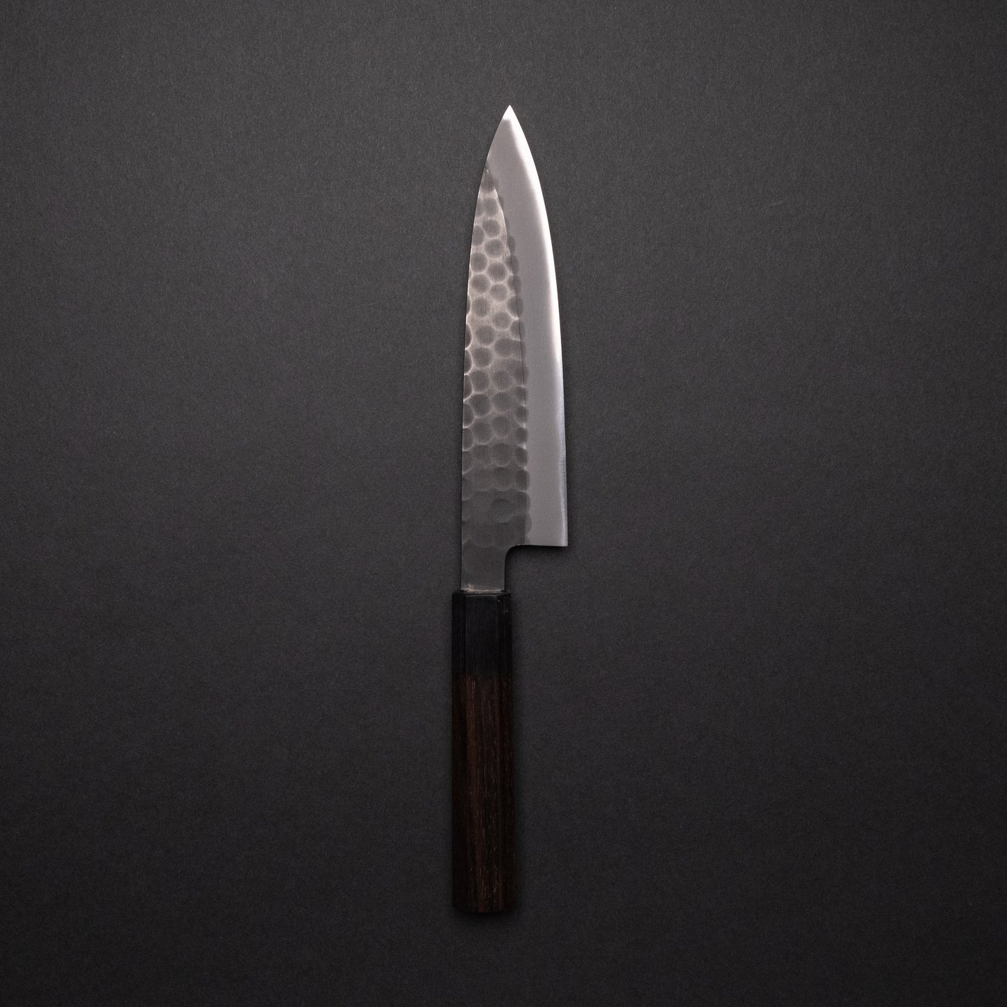 Mutsumi Blue Super Kurouchi Tsuchime Petty 150mm Ebony Handle