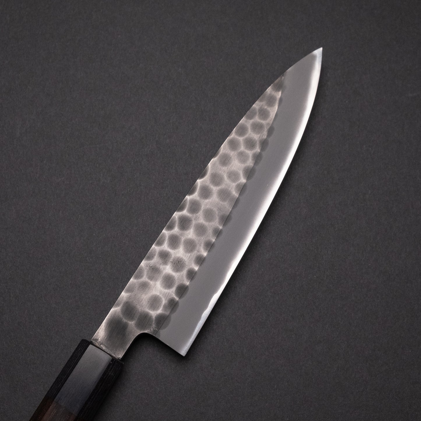 Mutsumi Blue Super Kurouchi Tsuchime Petty 150mm Ebony Handle