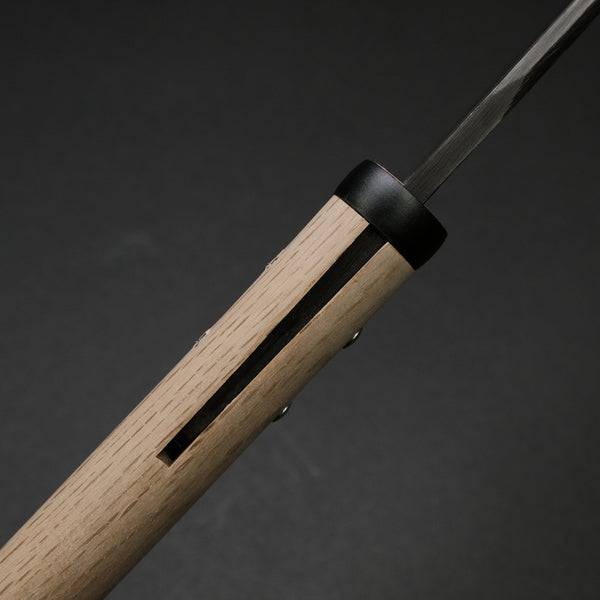 Ajikataya Kurouchi Hatchet 210mm Oak Handle (Single Bevel)