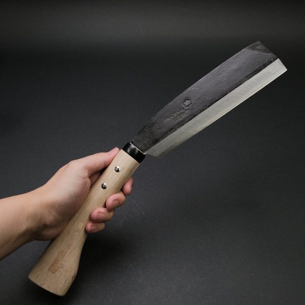 Ajikataya Old Style Hatchet 180mm Oak Handle (Single Bevel)
