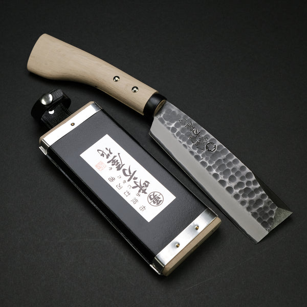 Ajikataya Tsuchime Hatchet 150mm Oak Handle (Double Bevel)