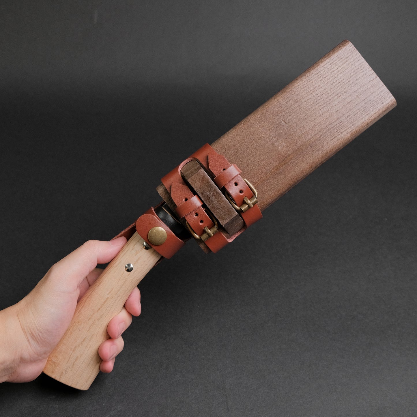 Ajikataya Tsuchime Hatchet 150mm Oak Handle (Double Bevel)