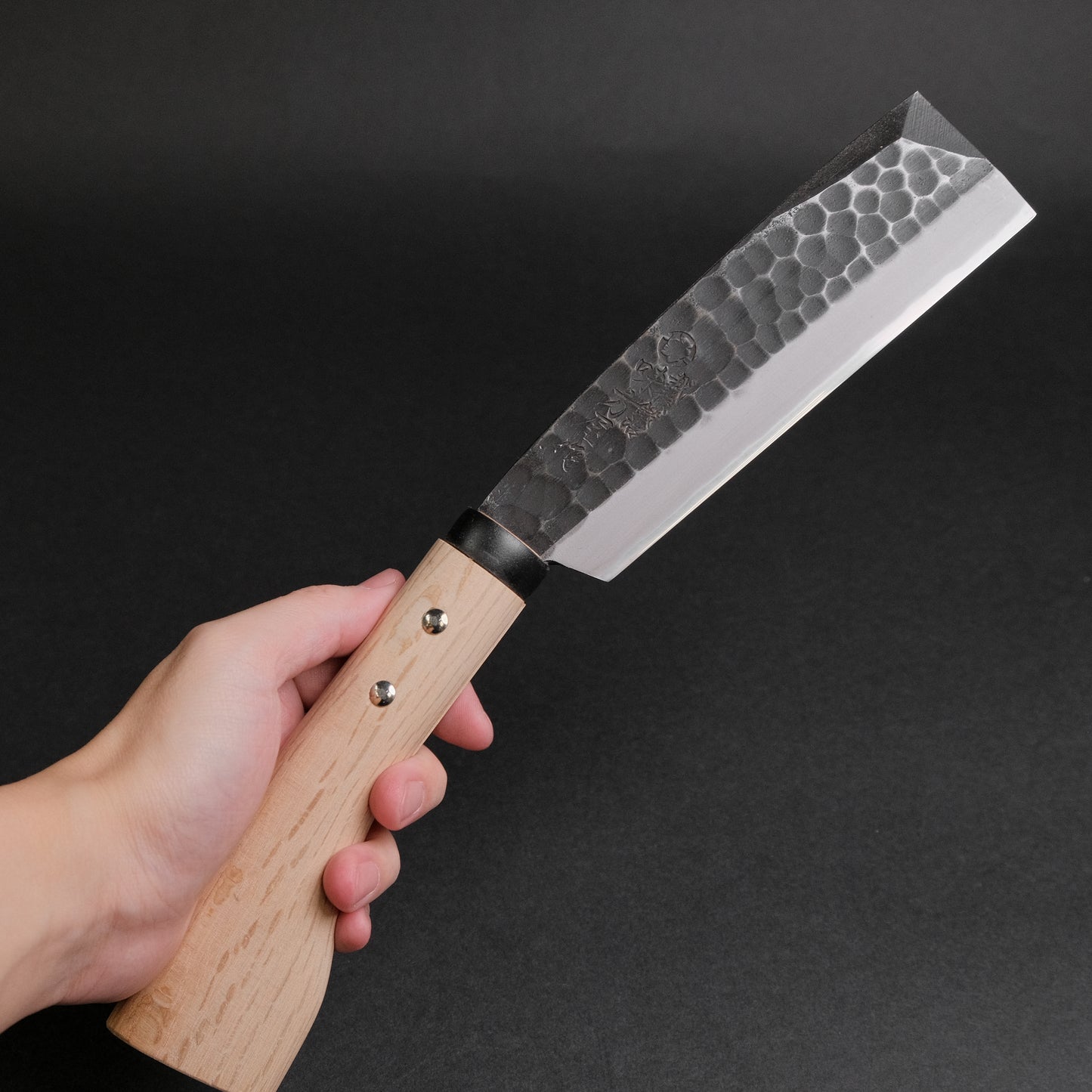 Ajikataya Tsuchime Hatchet 150mm Oak Handle (Double Bevel)