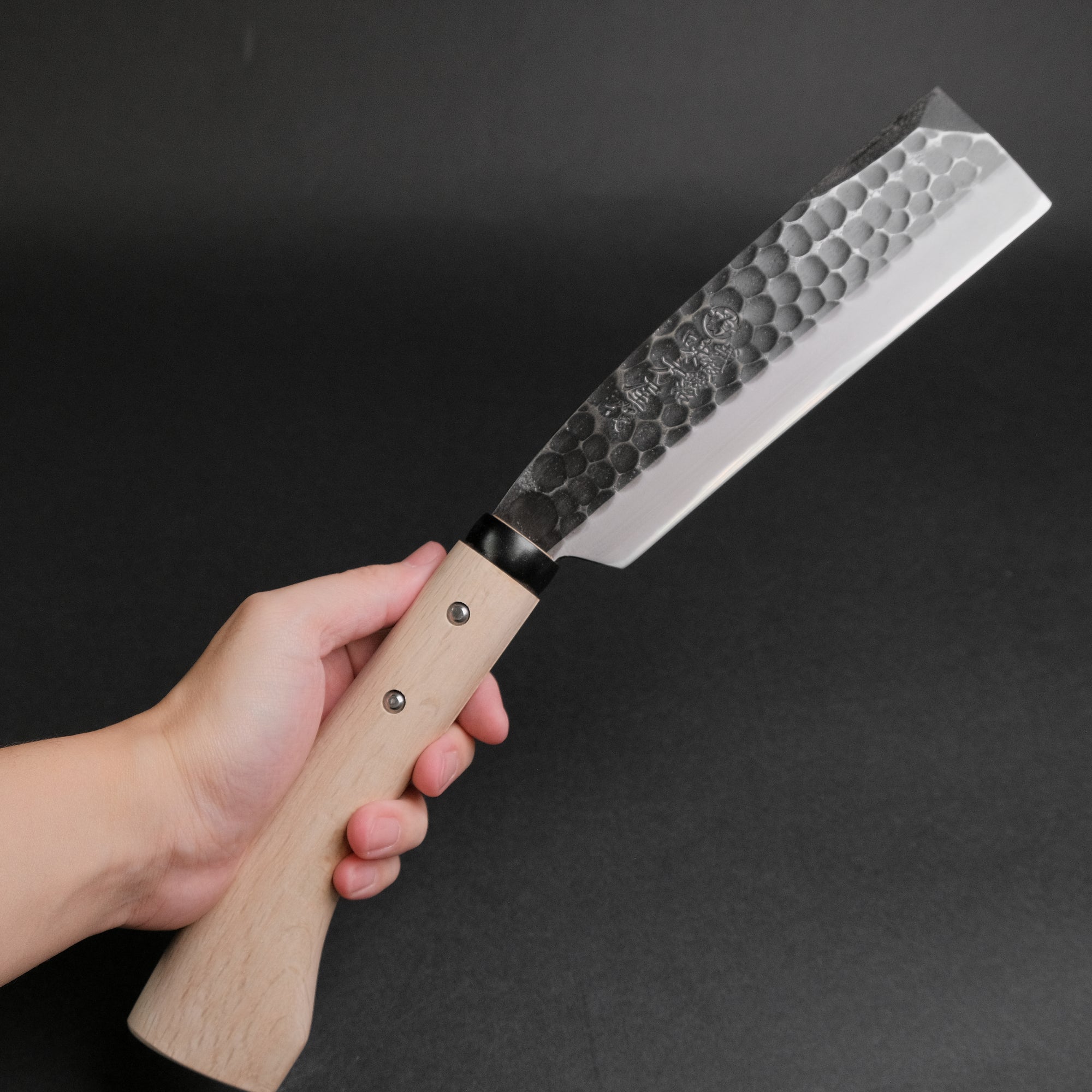 Ajikataya Tsuchime Hatchet 165mm Oak Handle (Double Bevel)
