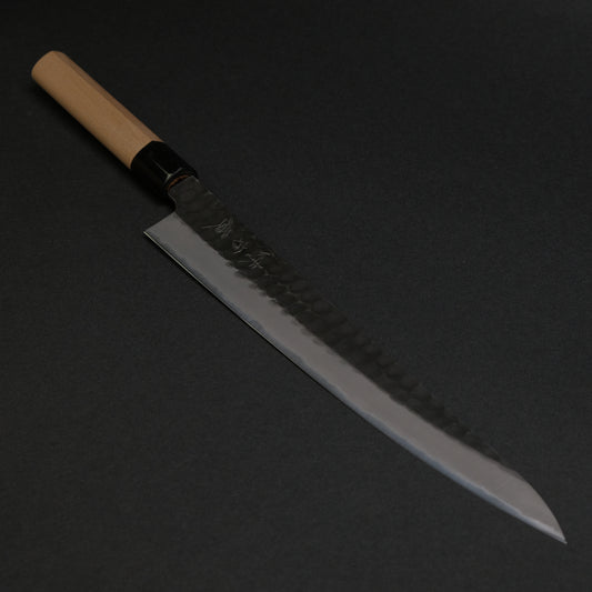 Ajikataya Tsuchime White #2 Sujihiki 270mm Ho Wood Handle (D-Shape)