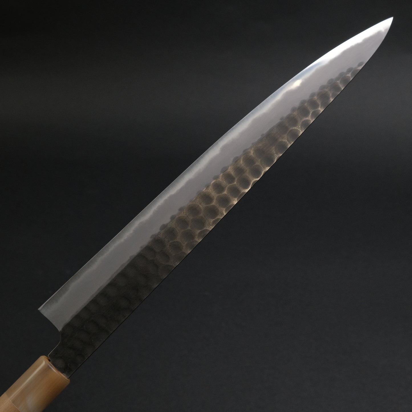 Ajikataya Tsuchime White #2 Sujihiki 270mm Ho Wood Handle (D-Shape)