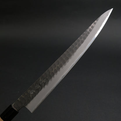 Ajikataya Tsuchime White #2 Sujihiki 270mm Ho Wood Handle (D-Shape)