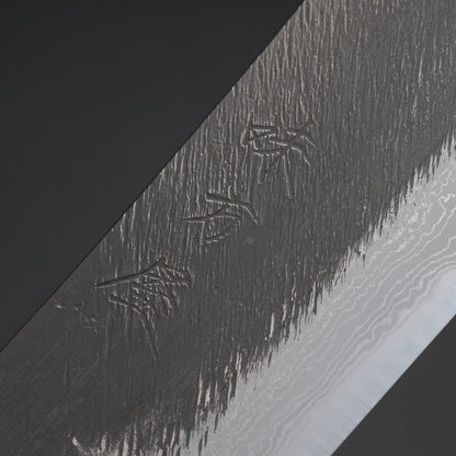 Ajikataya White #2 Matsuba Damascus Hakata 180 Olive x Buffalo Horn Handle (#25)