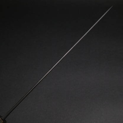 Ajikataya White #2 Matsuba Damascus Sujihiki 270 Ebony x Stabilizedwood Handle (#05)