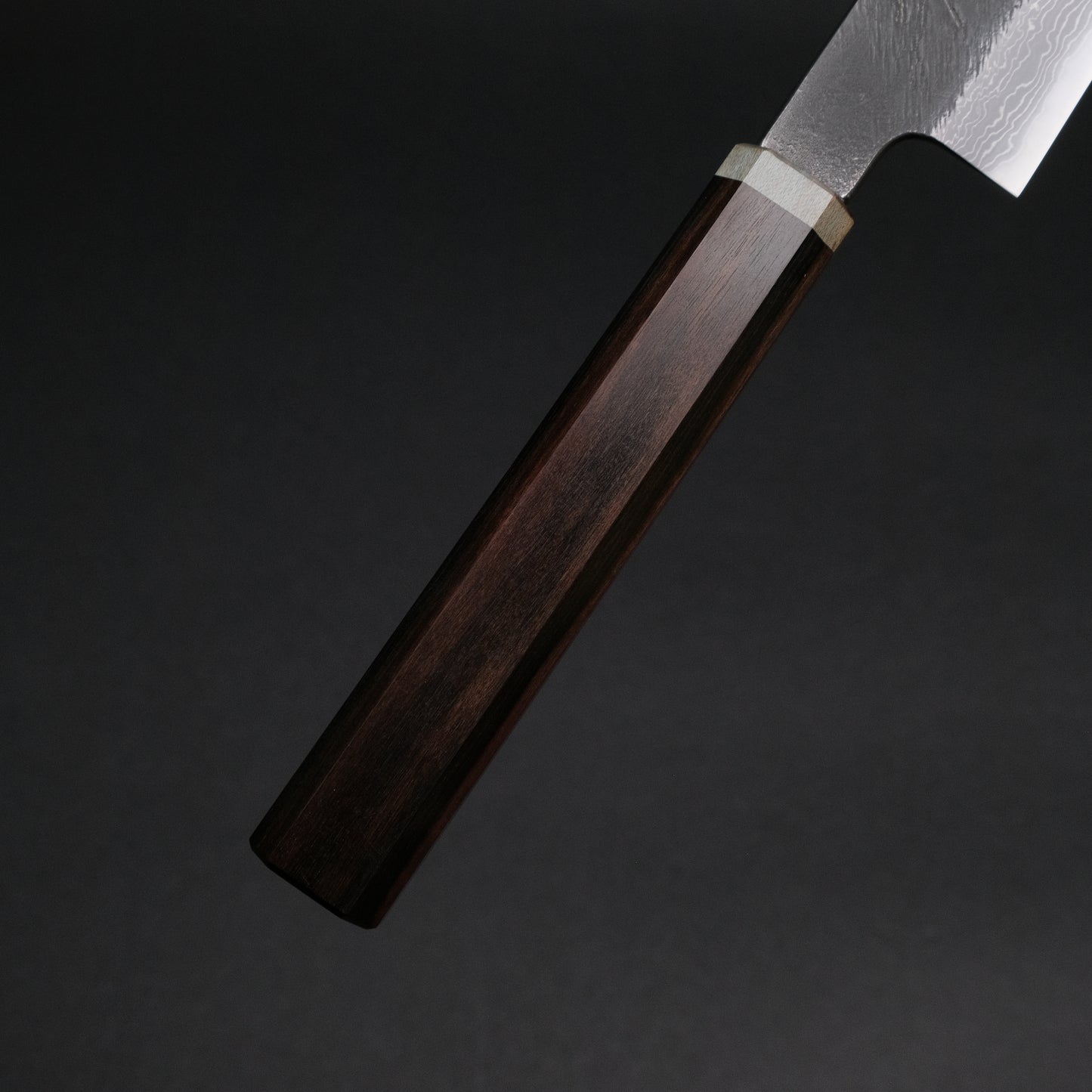 Ajikataya White #2 Matsuba Damascus Sujihiki 270 Ebony x Stabilizedwood Handle (#05)
