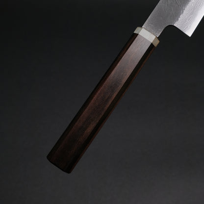 Ajikataya White #2 Matsuba Damascus Sujihiki 270 Ebony x Stabilizedwood Handle (#05)