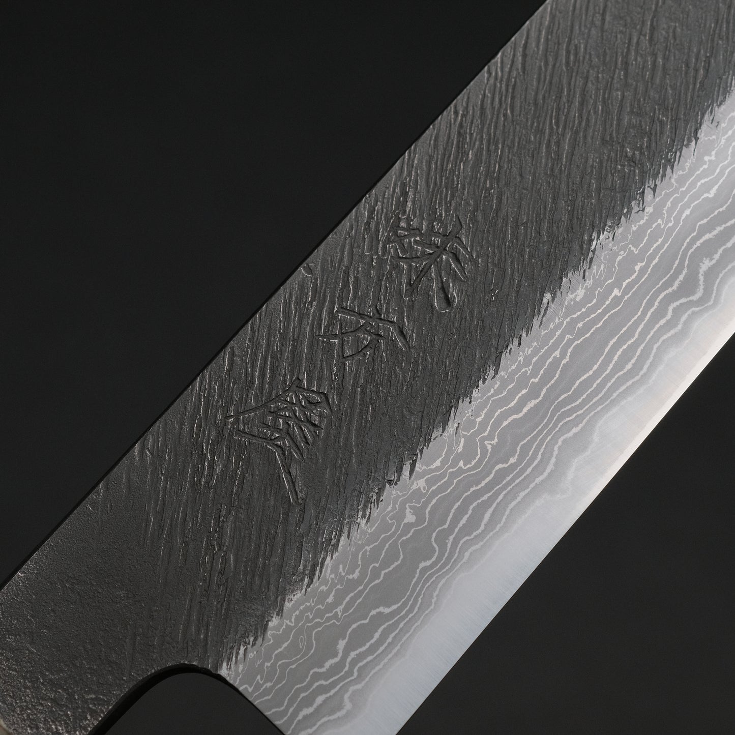 Ajikataya White #2 Matsuba Damascus Sujihiki 270 Ebony x Stabilizedwood Handle (#05)
