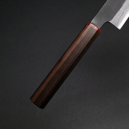 Ajikataya White #2 Matsuba Damascus Sujihiki 270 Ebony x TQP Handle (#03)