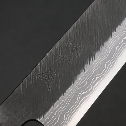 Ajikataya White #2 Matsuba Damascus Sujihiki 270 Ebony x TQP Handle (#03)
