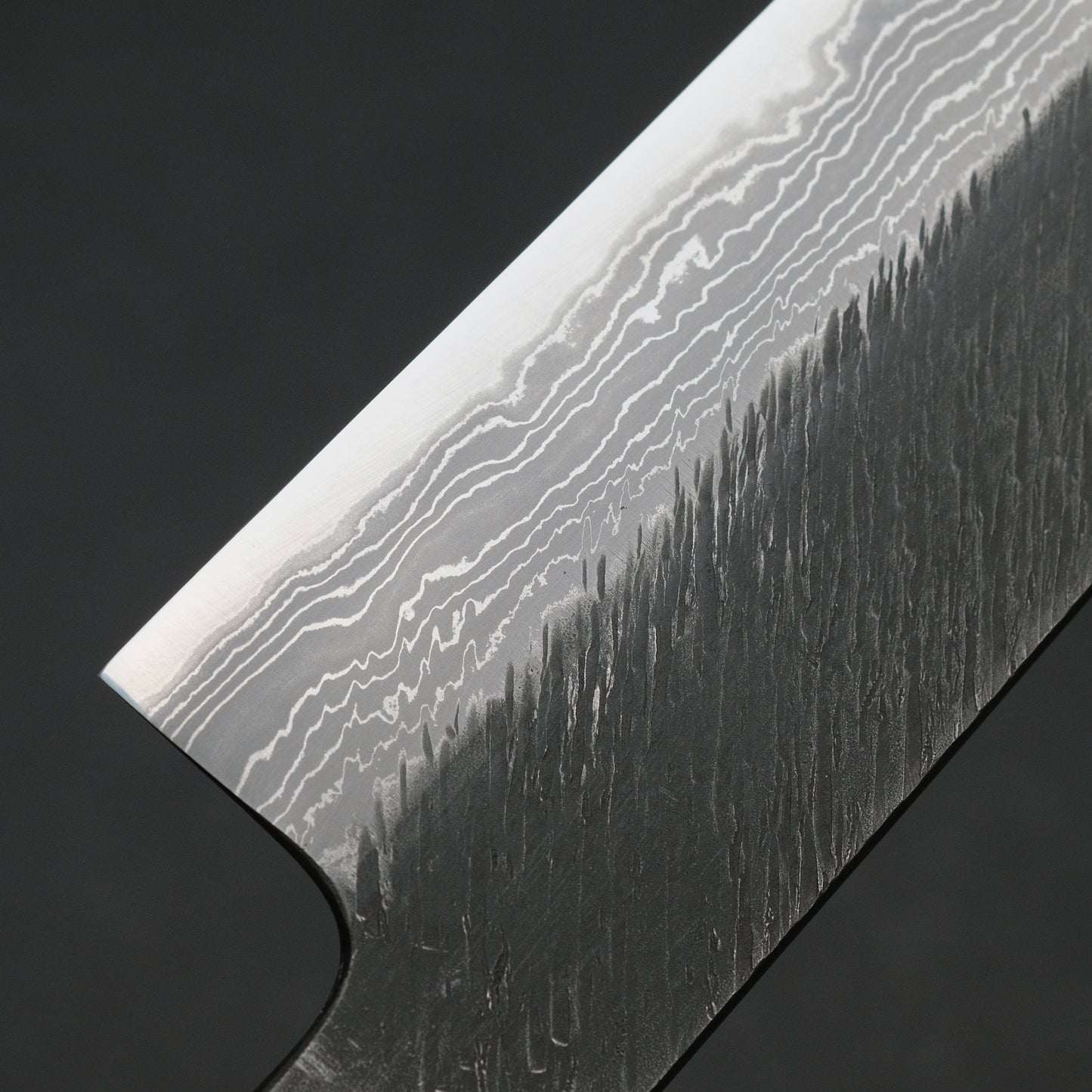 Ajikataya White #2 Matsuba Damascus Sujihiki 270 Ebony x TQP Handle (#03)