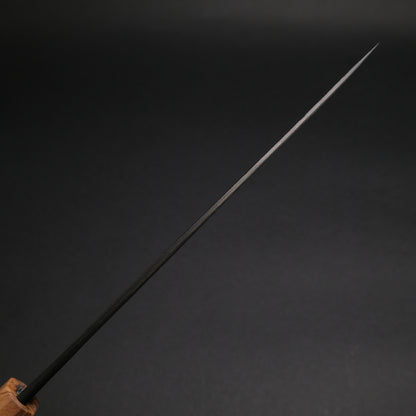 Ajikataya White #2 Nashiji Damascus Gyuto 210 Olive/ Resin Handle (#46)