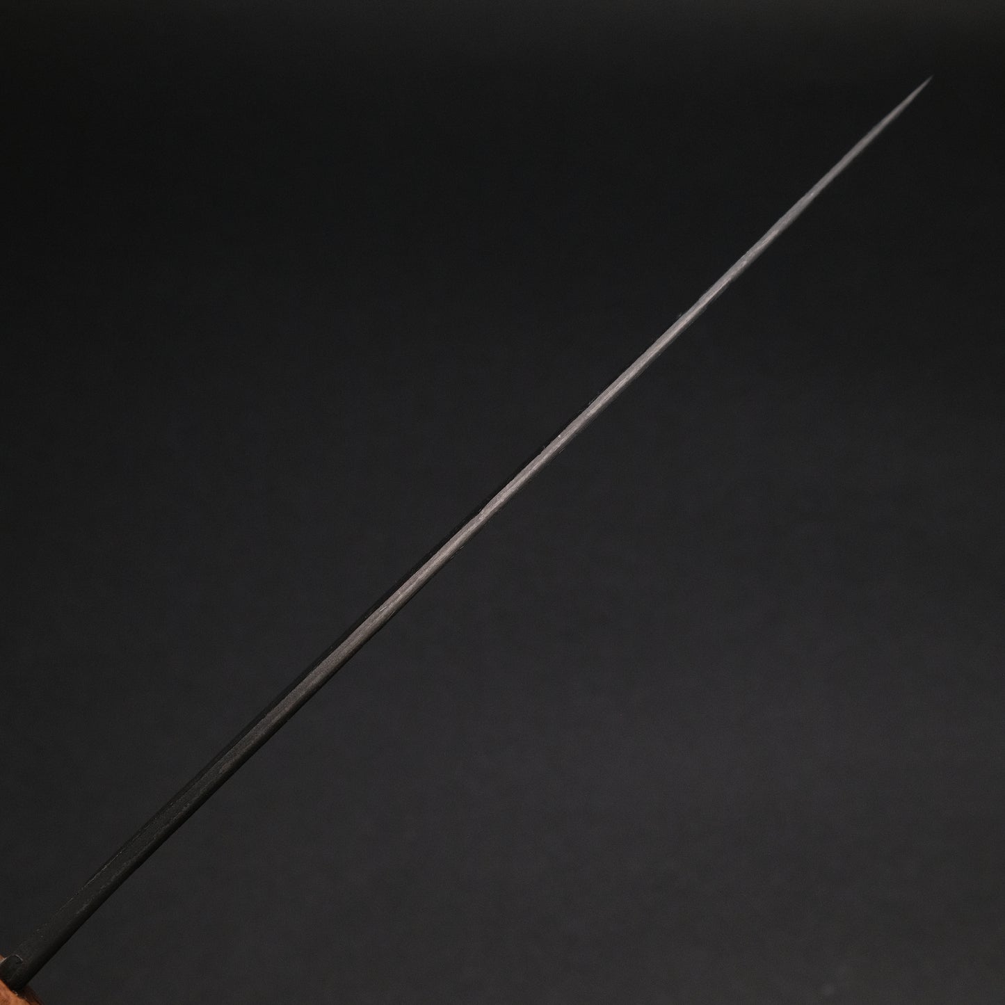 Ajikataya White #2 Nashiji Damascus Gyuto 210 Olive/ Resin Handle (#46)